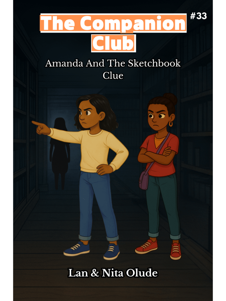 Cover of Amanda and the Sketchbook Clue